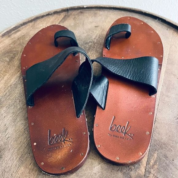 beek Black and Brown Sandals - Picture 9 of 10